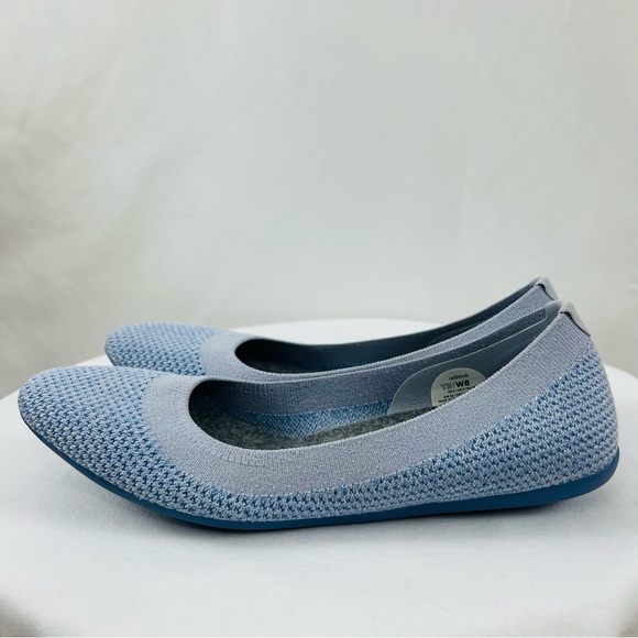 Allbirds Tree Breezers Knit Light Blue Ballet Flats Limited Edition Women’s Sz 8 - Picture 3 of 8